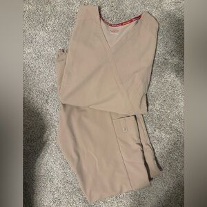 Dickies Xtra Stretch Beige/Tan/Khaki Scrub Set